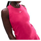 Women's Dri-FIT Victory Tennis Tank Rush Pink and White Apparel Nike
