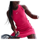 Women's Dri-FIT Victory Tennis Tank Rush Pink and White Apparel Nike