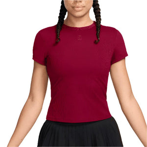 Women`s Dri-Fit Advantage Short Sleeve Tennis Top Team Red Apparel Nike