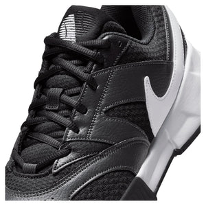 Juniors' Court Lite 4 Tennis Shoes Black and White Footwear Nike