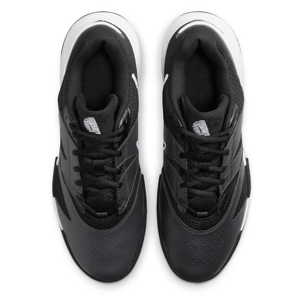 Men's Court Lite 4 Tennis Shoes Black and White Footwear Nike