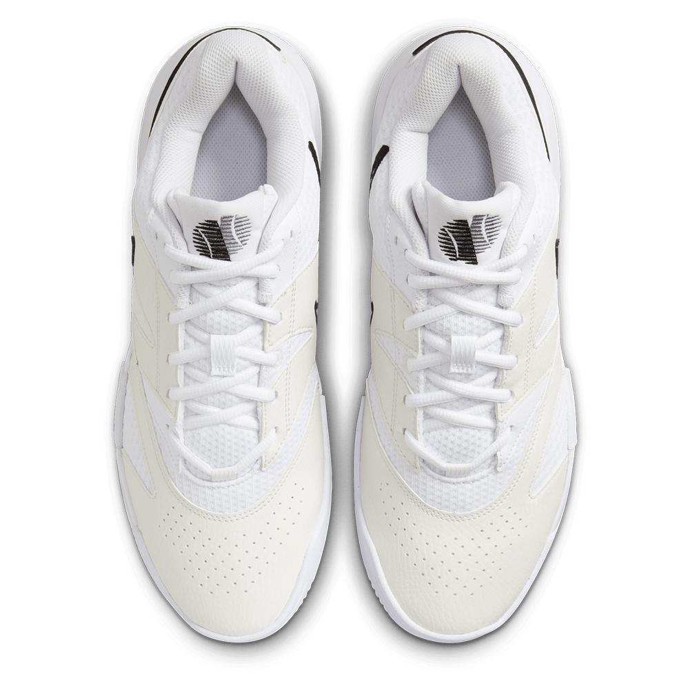 Men's Court Lite 4 Tennis Shoes White and Black Footwear Nike
