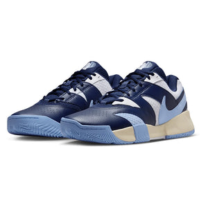 Men's Court Lite 4 Tennis Shoes White and Psychic Blue Footwear Nike