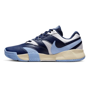 Men's Court Lite 4 Tennis Shoes White and Psychic Blue Footwear Nike