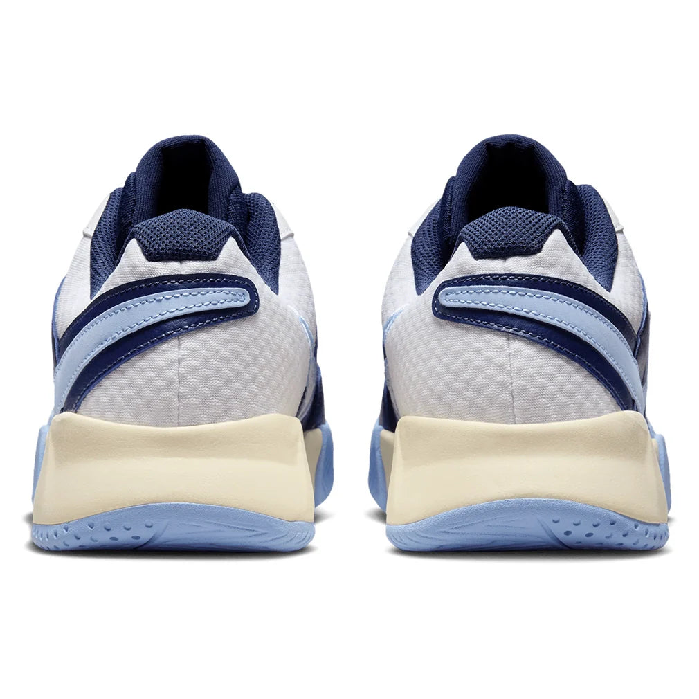 Men's Court Lite 4 Tennis Shoes White and Psychic Blue Footwear Nike
