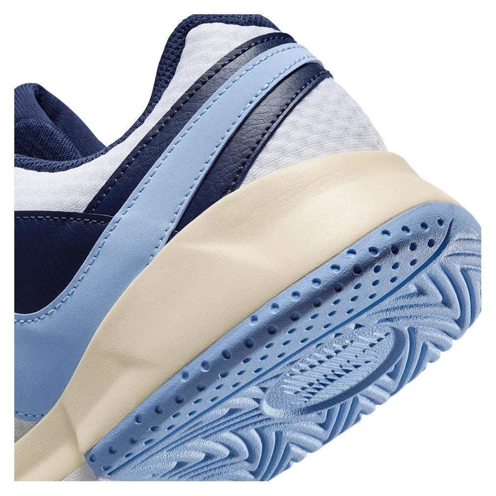 Men's Court Lite 4 Tennis Shoes White and Psychic Blue Footwear Nike