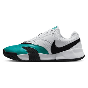 Men`s Court Lite 4 Tennis Shoes White and Black Footwear Nike