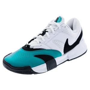 Men`s Court Lite 4 Tennis Shoes White and Black Footwear Nike