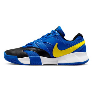 Men`s Court Lite 4 Tennis Shoes Racer Blue and Lightening Footwear Nike