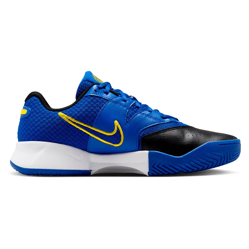 Men`s Court Lite 4 Tennis Shoes Racer Blue and Lightening Footwear Nike