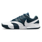 Men`s Court Lite 4 Tennis Shoes Armory Navy and White Footwear Nike