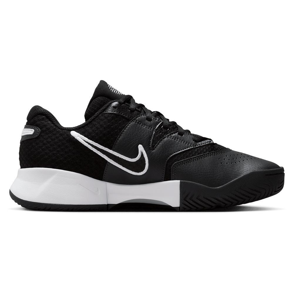 Women's Court Lite 4 Tennis Shoes Black and White Footwear Nike