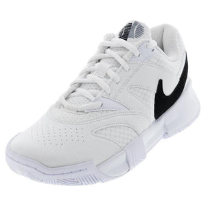 Women's Court Lite 4 Tennis Shoes White and Black Footwear Nike