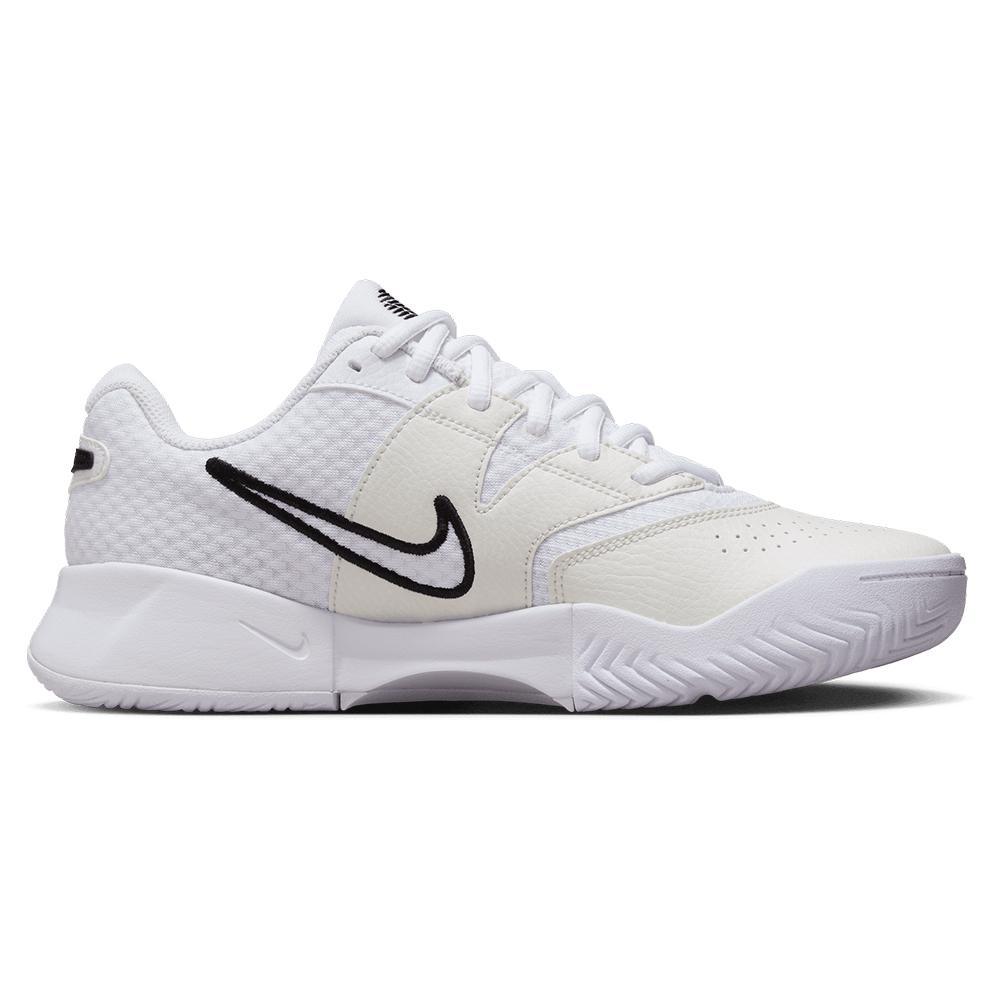 Women's Court Lite 4 Tennis Shoes White and Black Footwear Nike