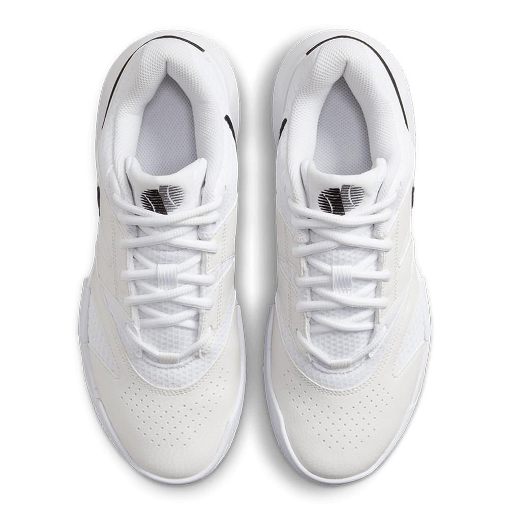 Women's Court Lite 4 Tennis Shoes White and Black Footwear Nike