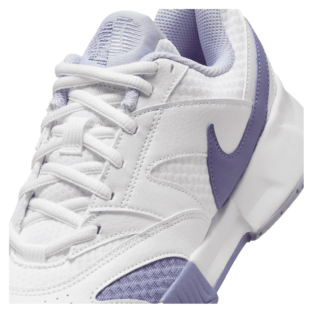 Women's Court Lite 4 Tennis Shoes White and World Indigo Footwear Nike