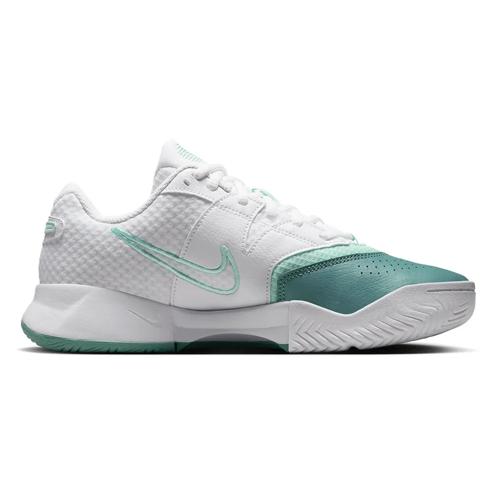 Women`s Court Lite 4 Tennis Shoes White and Mint Foam Footwear Nike