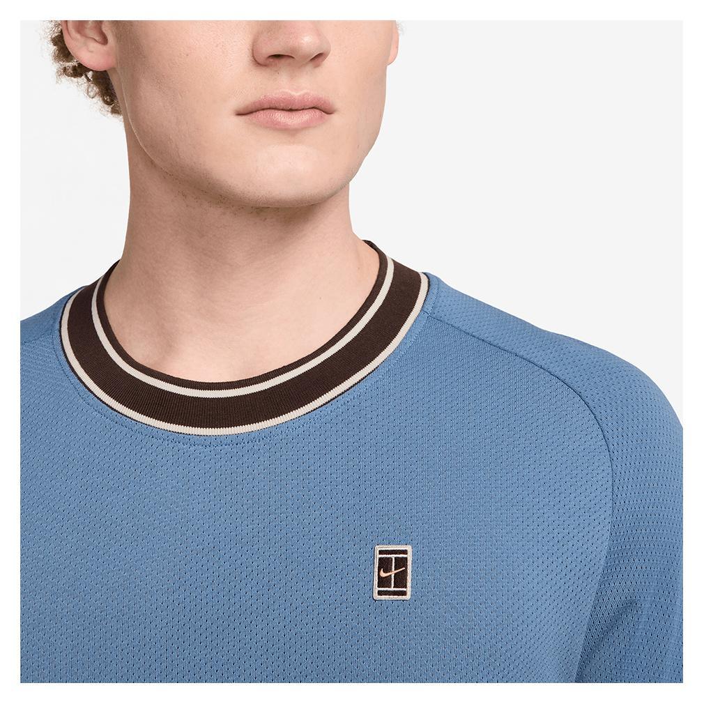 Men`s Heritage Tennis Top Aegean Storm Apparel Nike