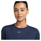 Women`s One Classic Dri-FIT Short Sleeve Tennis Top Midnight Navy Apparel Nike
