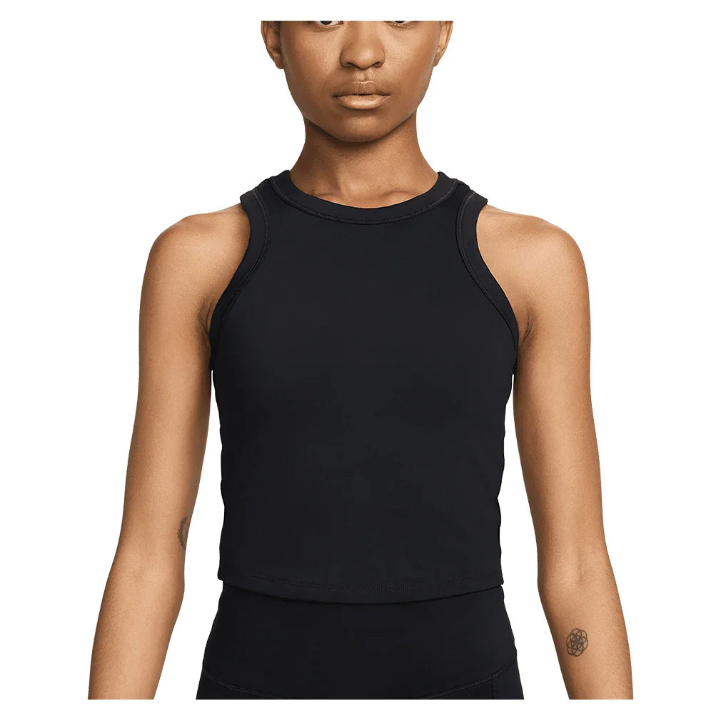 Women`s One Fitted Dri-FIT Cropped Tennis Tank Top Apparel Nike