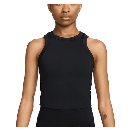 Women`s One Fitted Dri-FIT Cropped Tennis Tank Top Apparel Nike
