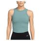 Women`s One Fitted Dri-FIT Cropped Tennis Tank Top Apparel Nike