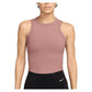 Women`s One Fitted Dri-FIT Cropped Tennis Tank Top Apparel Nike