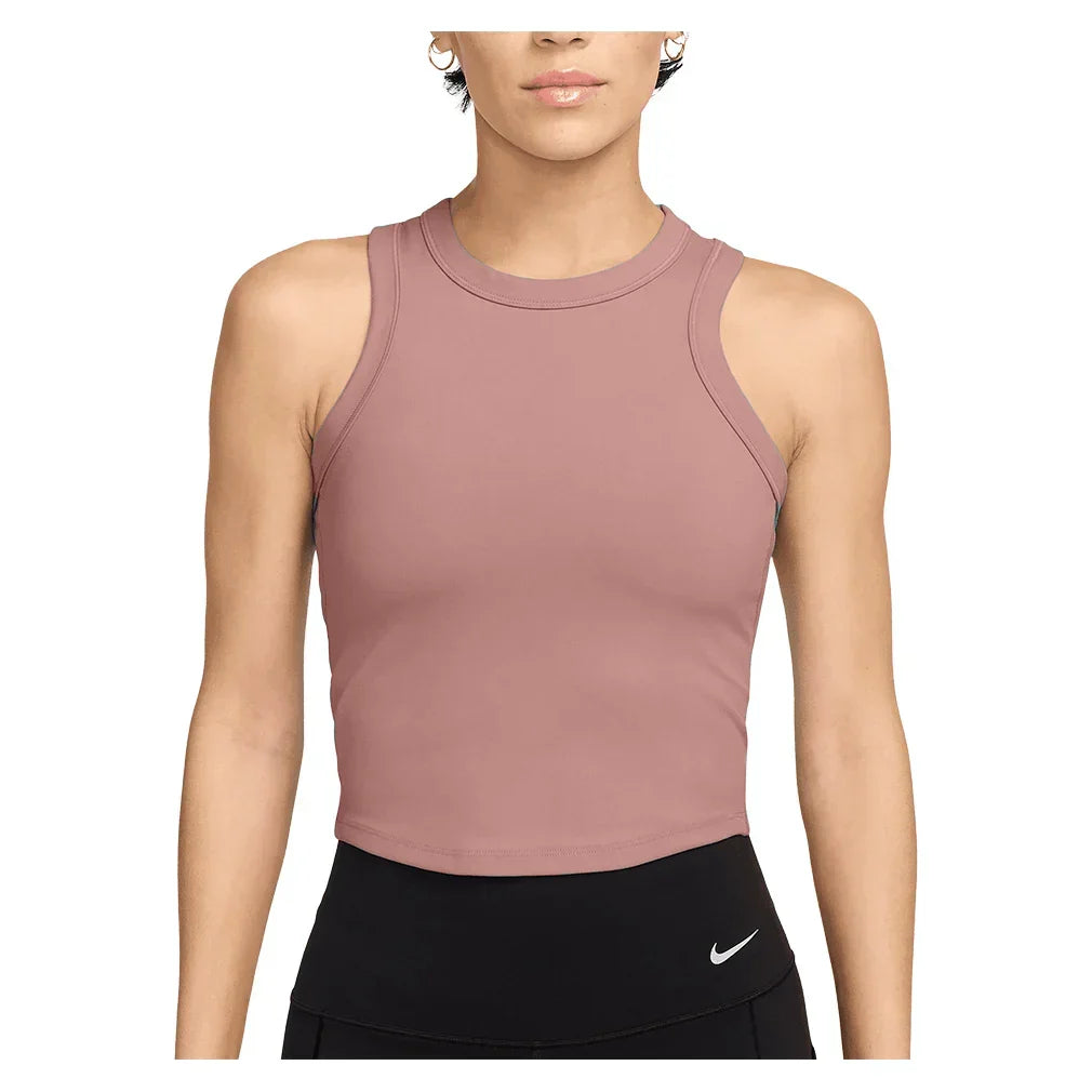 Women`s One Fitted Dri-FIT Cropped Tennis Tank Top Apparel Nike