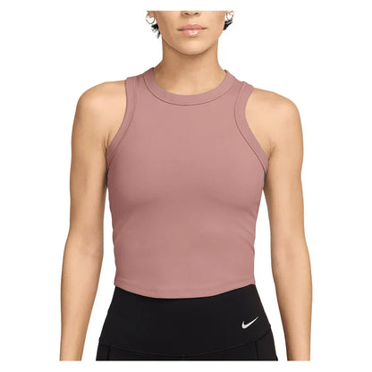 Women`s One Fitted Dri-FIT Cropped Tennis Tank Top Apparel Nike