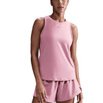 Women`s One Dri-Fit Classic Tennis Tank Elemental Pink and Black Apparel Nike