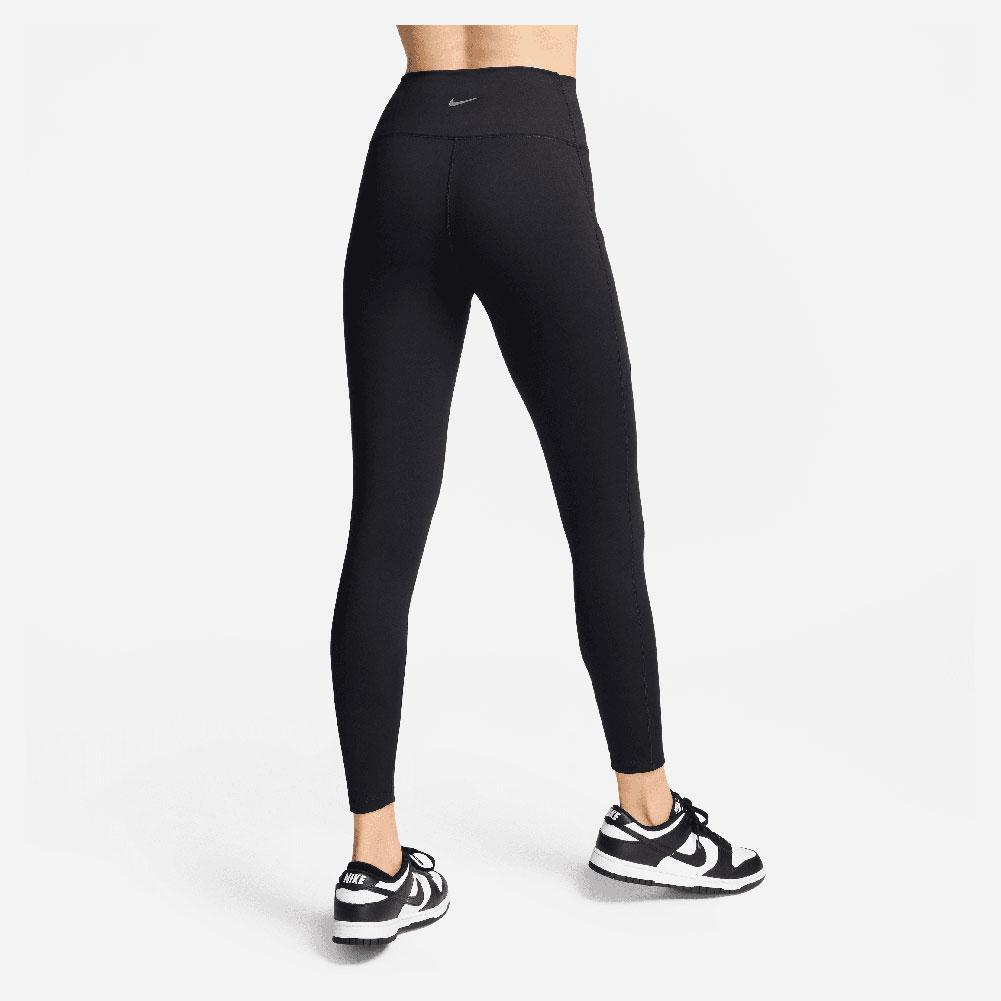Womens One HIgh-Waisted 7/8 Leggings with Pockets Black Apparel Nike