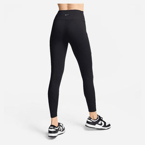 Womens One HIgh-Waisted 7/8 Leggings with Pockets Black Apparel Nike