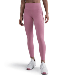 Women`s One HIgh-Waisted 7/8 Leggings with Pockets Elemental Pink and Black Apparel Nike