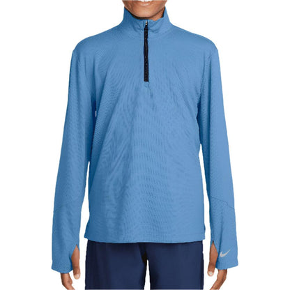 Boys' Dri-Fit Multi Long Sleeve Half Zip Tennis Top Apparel Nike