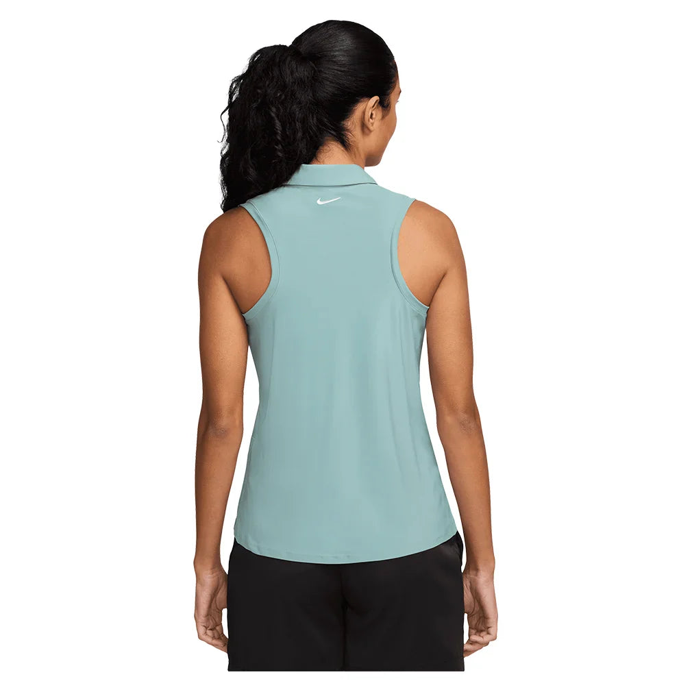 Women`s Dri-FIT Victory Sleeveless Tennis Polo Cannon and White Apparel Nike