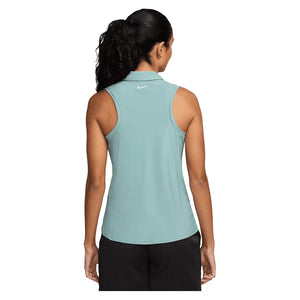 Women`s Dri-FIT Victory Sleeveless Tennis Polo Cannon and White Apparel Nike