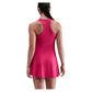 Women's Dri-FIT Victory Tennis Dress Rush Pink and White Apparel Nike