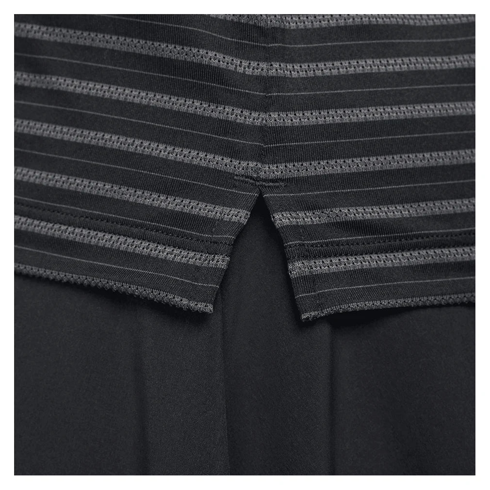 Women`s Dri-Fit Victory Sleeveless Striped Tennis Polo Apparel Nike