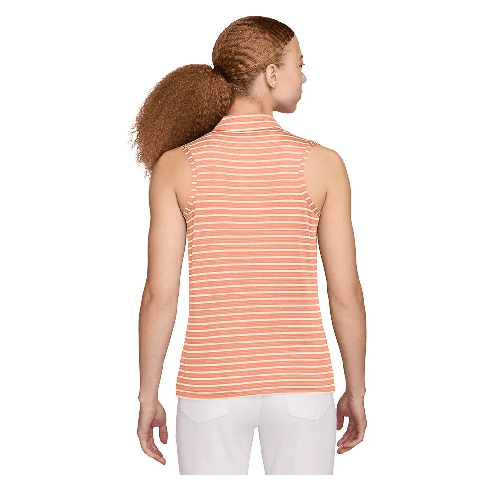 Women`s Dri-Fit Victory Sleeveless Striped Tennis Polo Apparel Nike