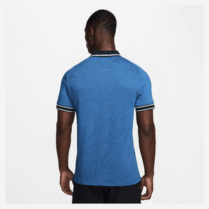 Men`s Heritage Tennis Polo Star Blue and Armory Navy Apparel Nike