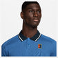 Men`s Heritage Tennis Polo Star Blue and Armory Navy Apparel Nike