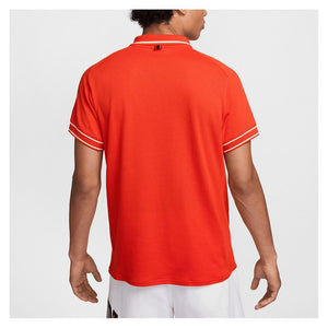 Mens Heritage Tennis Polo Picante Red Apparel Nike