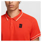Mens Heritage Tennis Polo Picante Red Apparel Nike