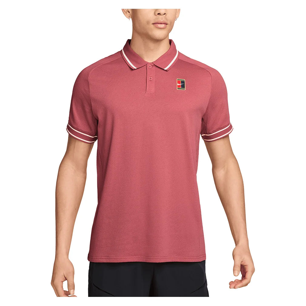 Men's Court Heritage Tennis Polo Adobe Apparel Nike