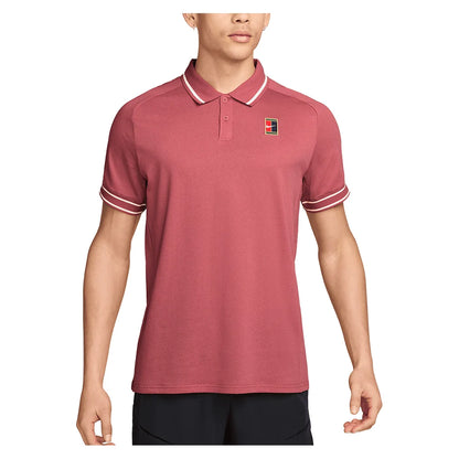 Men's Court Heritage Tennis Polo Adobe Apparel Nike