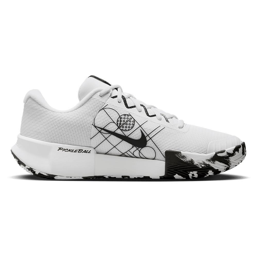 Men's GP Pickleball Pro Shoes White and Black Footwear Nike
