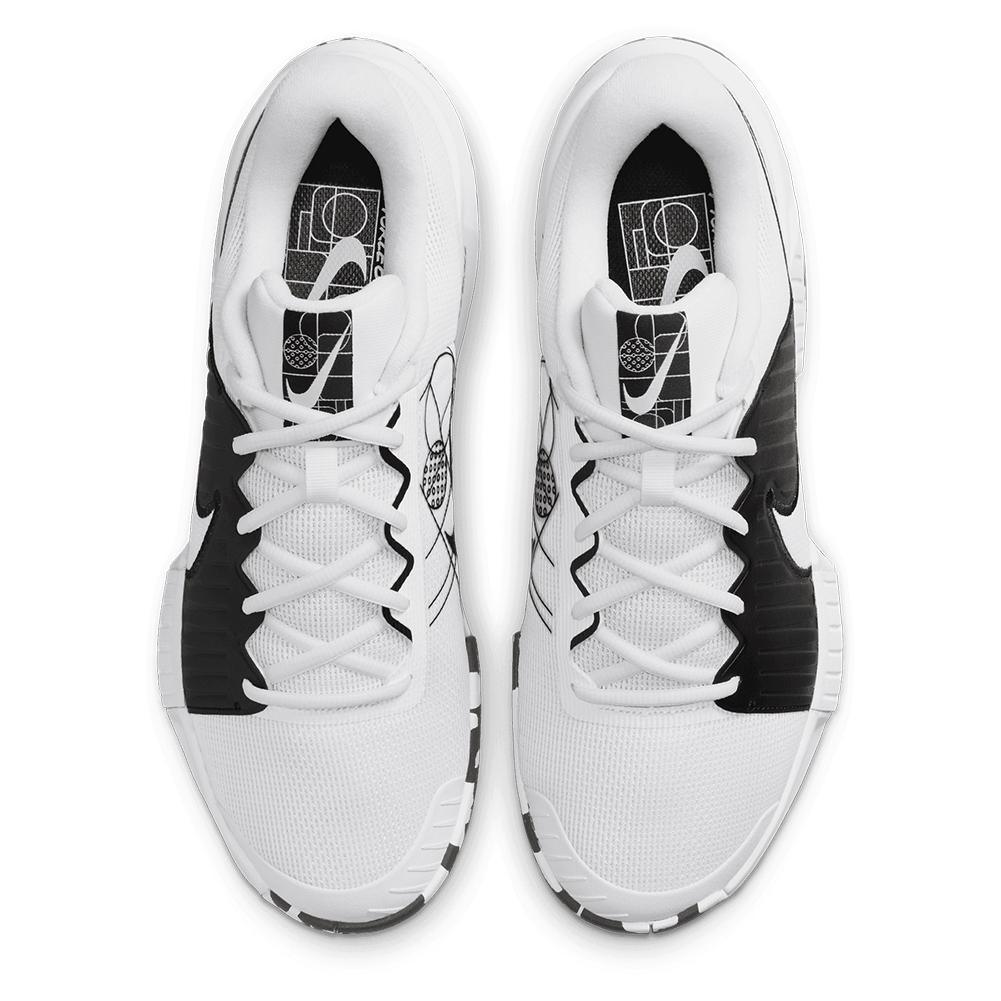Men's GP Pickleball Pro Shoes White and Black Footwear Nike