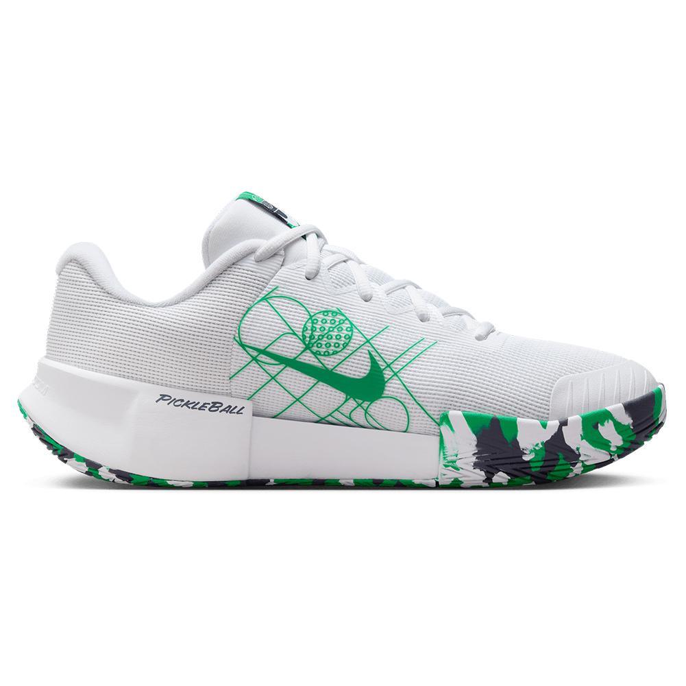 Men's GP Pickleball Pro Shoes White and Stadium Green Footwear Nike