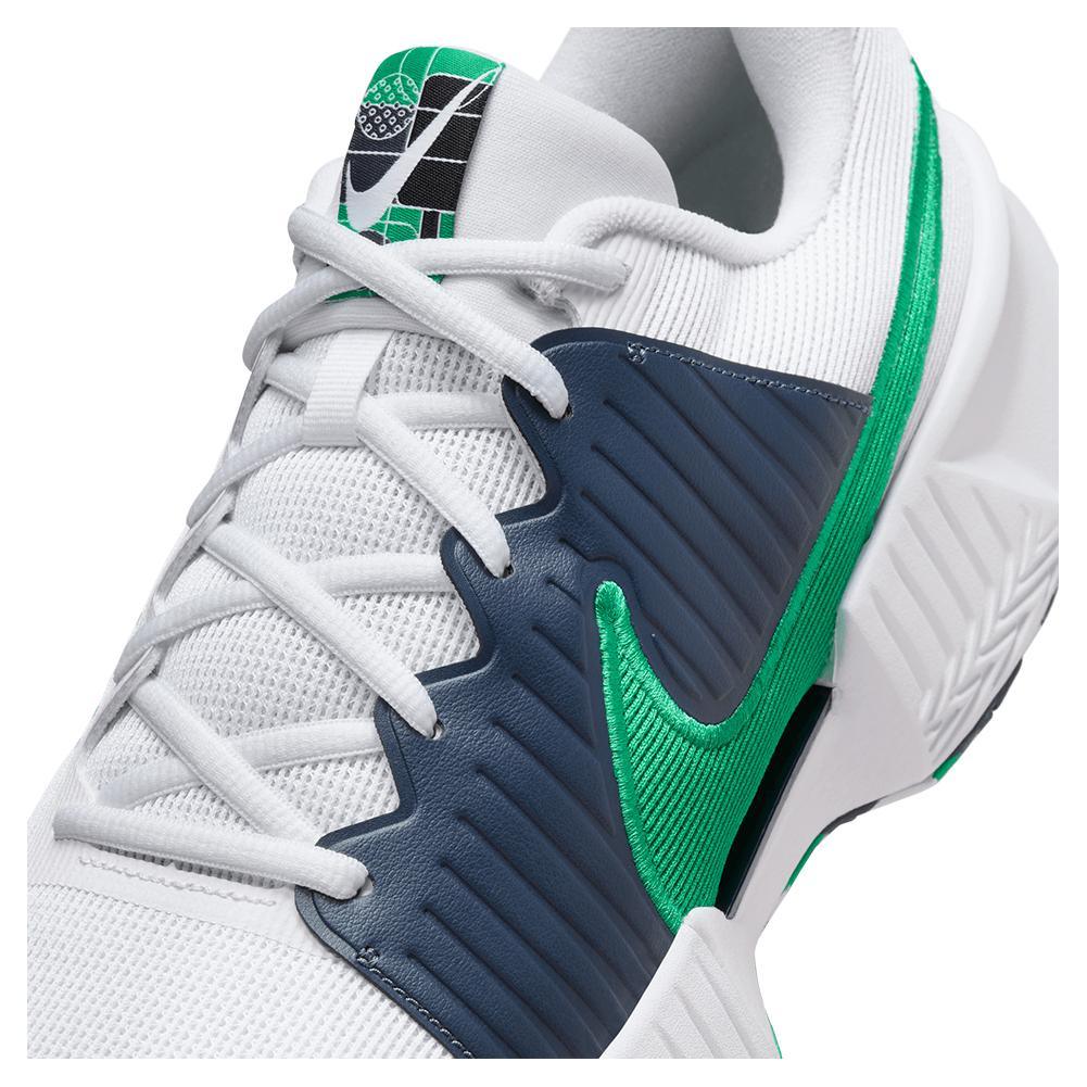 Men's GP Pickleball Pro Shoes White and Stadium Green Footwear Nike