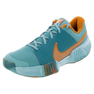 Men`s GP Pickleball Pro Shoes Denim Turq and Copper Moon Footwear Nike